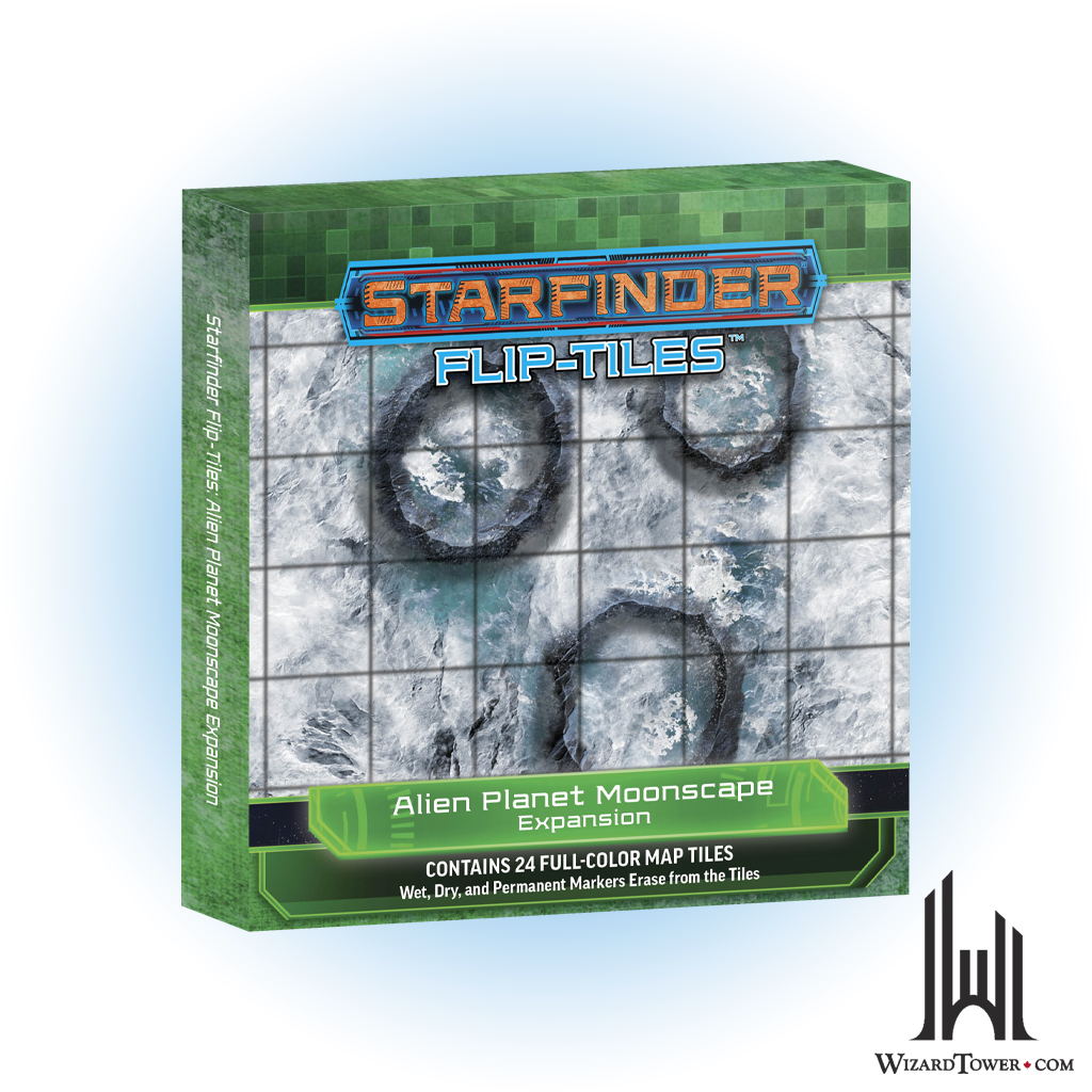 STARFINDER FLIP-TILES - ALIEN PLANET MOONSCAPE EXP